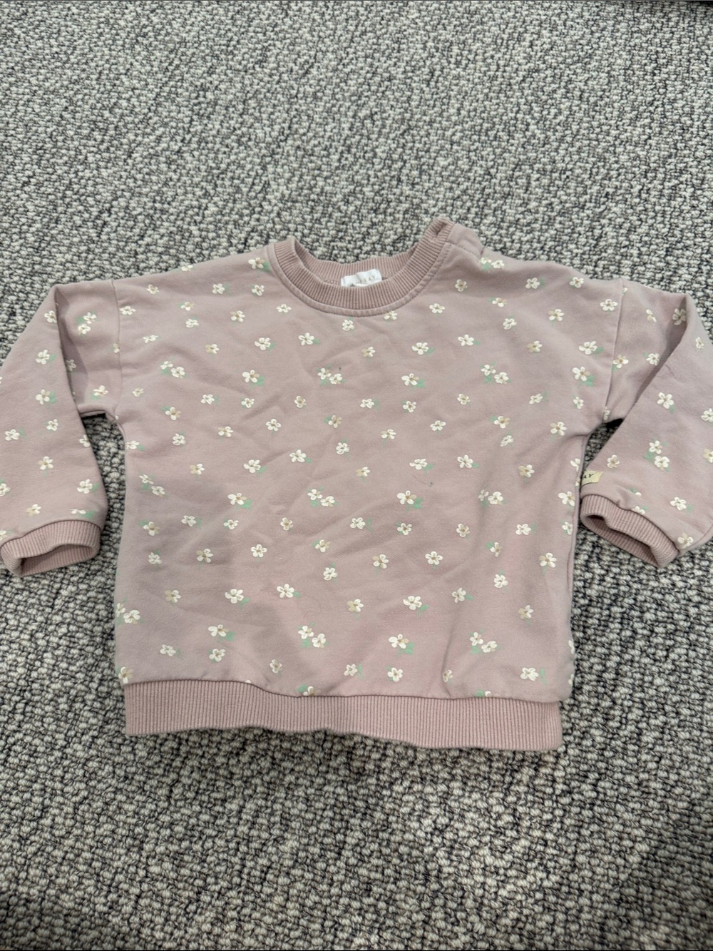 Jamie Kay Mauve Floral Sweatshirt